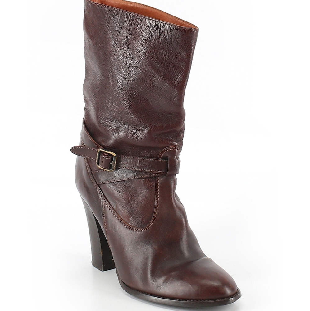 J. Crew Tenley Vachetta High-heel Boots Brown US 10